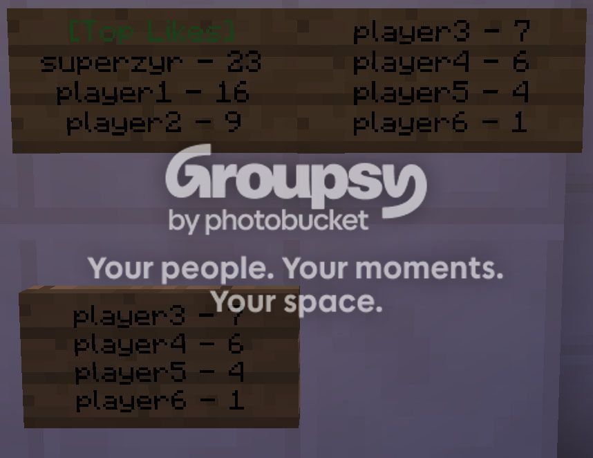 [Plugin Needed] Like Signs | SpigotMC - High Performance Minecraft Software